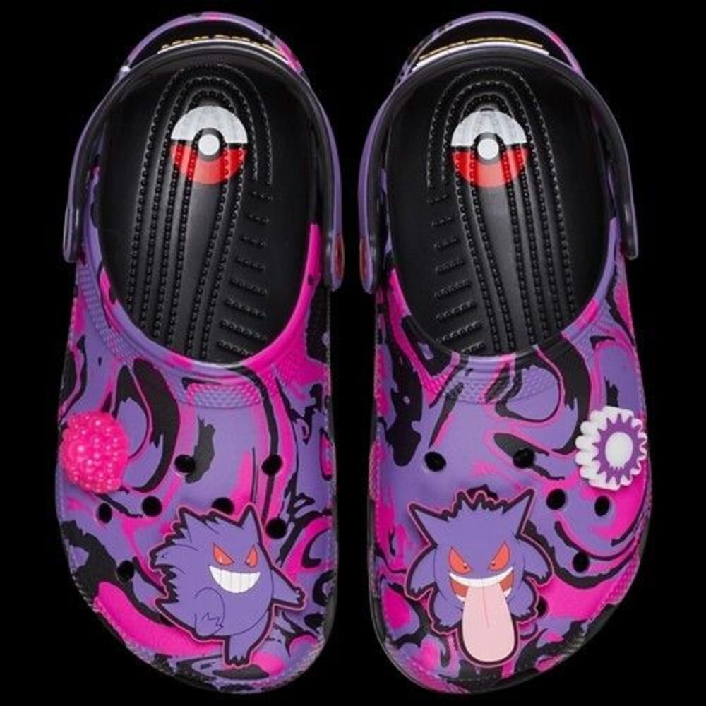 Gengar Crocs Mens Size 8 Pokémon Limited Edition Classic Clog